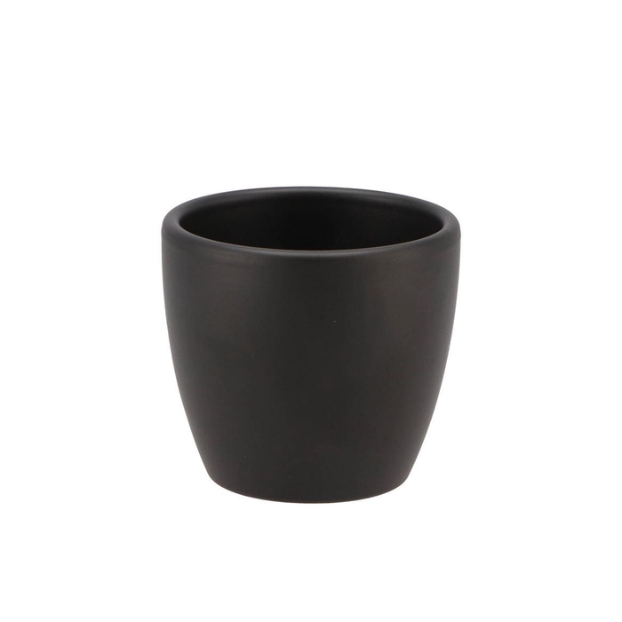 <h4>Ceramic Anthracite Matt Pot 10cm</h4>
