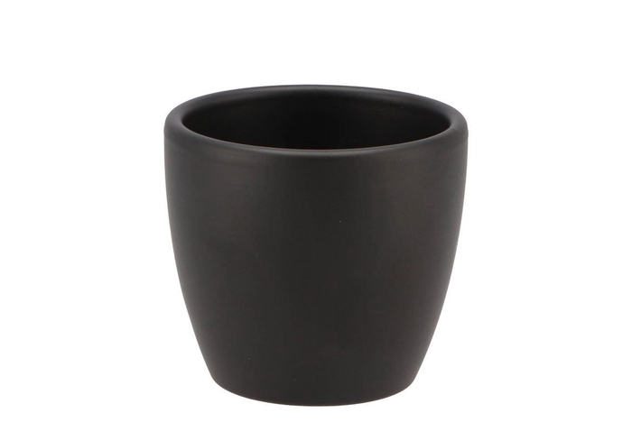 <h4>Ceramic Anthracite Matt Pot 10cm</h4>