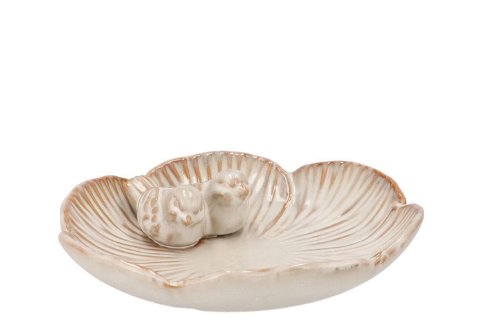 Sifan White Plate Bird 26x26x7cm