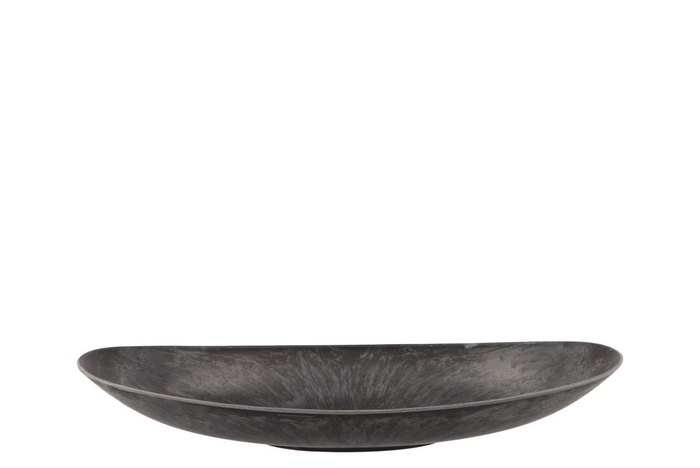 Melamine Grey Bowl Oval 40x17x6cm