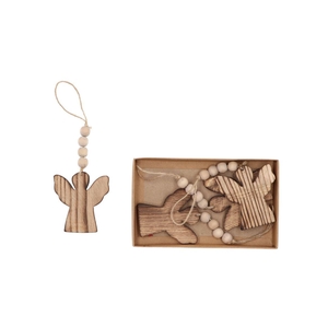 Fee Naturel Hanger Angel 8x8cm P/4