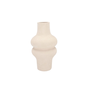 Lisboa White Vase Bulb High 18x18x34cm