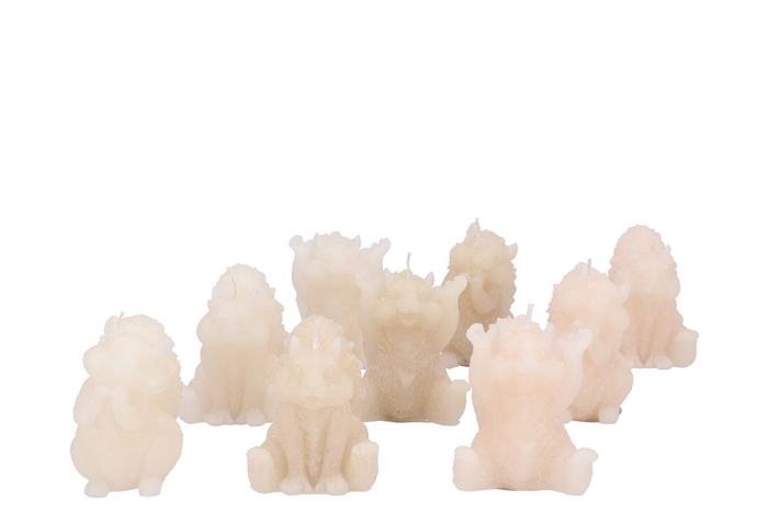 <h4>Candle Frosty Squirrel Cozy Sand Mix Ass 8x9cm</h4>