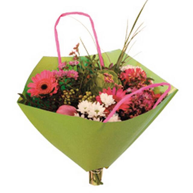 <h4>Hoes 35x35cm boekettas Bro-lux Fond lime groen 400/ds</h4>