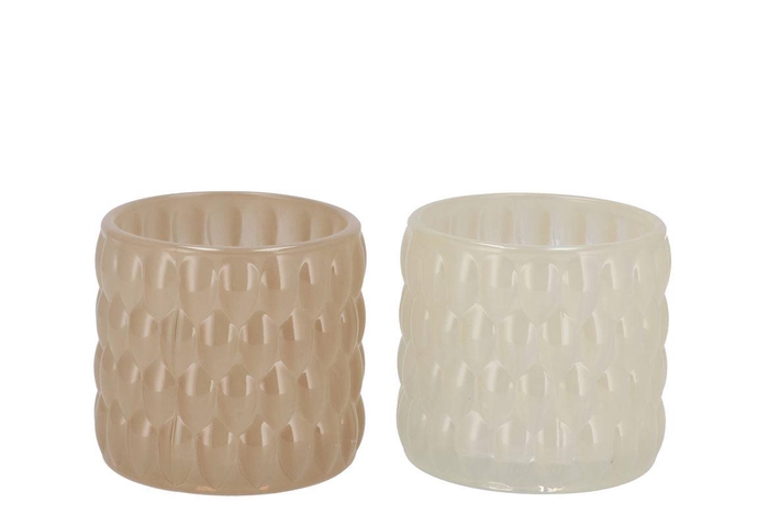 Jazz Sand T-light Bubble Ass 10x9cm