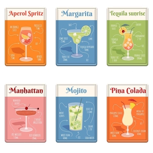 Wall Hanger Tin 20x14cm Cockta