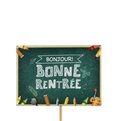 <h4>Bijsteker 50cm Bonne Rentree 6*8cm</h4>