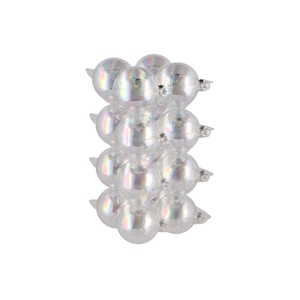 Glass Ball Clear Pearl 80mm P/16