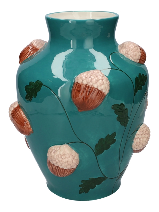 <h4>DF03-730382100 - Vase Elvin d12/24.5xh30 blue</h4>