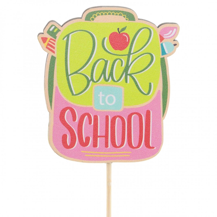<h4>Bijsteker 50cm Back to school 8cm</h4>