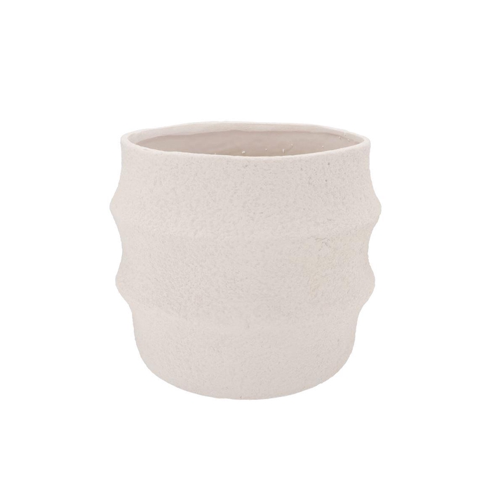 <h4>Cascais White Pot 30x30x26cm</h4>