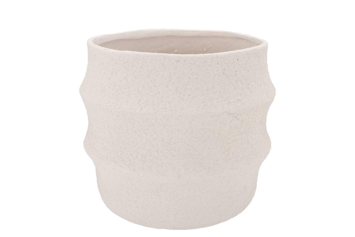 Cascais White Pot 30x30x26cm