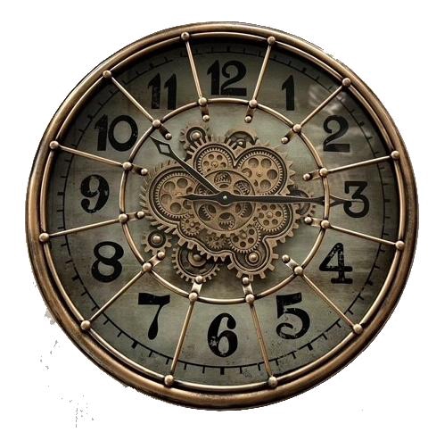 <h4>Clock Gear Ø60cm Copper 88941</h4>