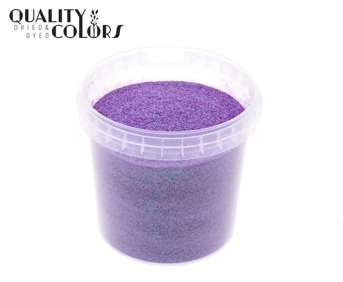 Glitters 400gr in bucket Lila