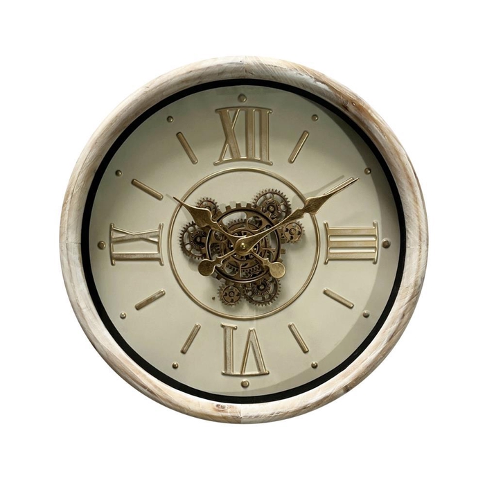 <h4>Clock Gear Ø50cm Whitewash 454</h4>