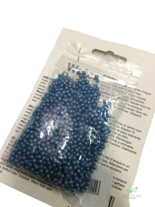 AQUA PEARLS 12MM 100GR METALLIC BLUE FOR 4L (DRY)