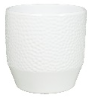 <h4>Pot 78/13.5 d13.5 h13.5cm - blanc brillant (100)</h4>