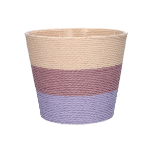 DF06-720226075 - Basket Riley1 Trio d19xh16 salmon/lilac/lavender