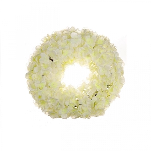 Wreath d30cm silk Hydrangea