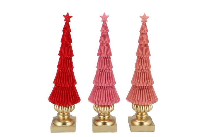<h4>Faby Jolly Pink Xmas Tree Ass 10x10x36cm</h4>