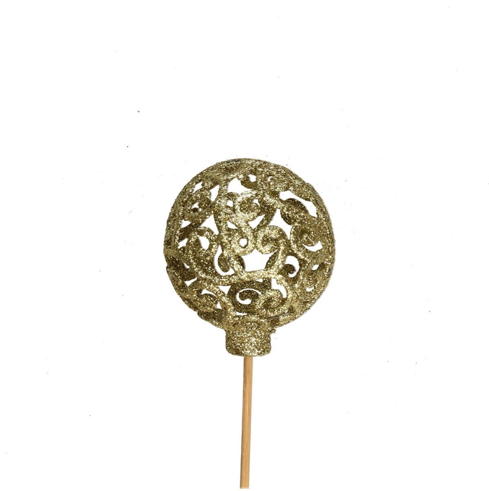<h4>Christmas sticks 10cm Ball baroque 60mm</h4>