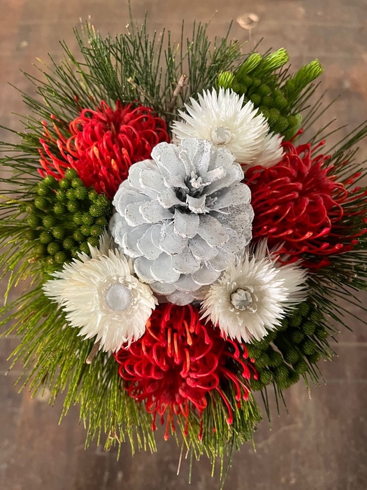 Xmas Bqt - Red Pin (p/bunch)