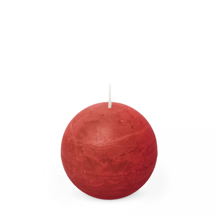 <h4>Kaars Bolkaars d08cm rustiek</h4>