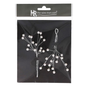 Wedding Pearls branch 6mm x2