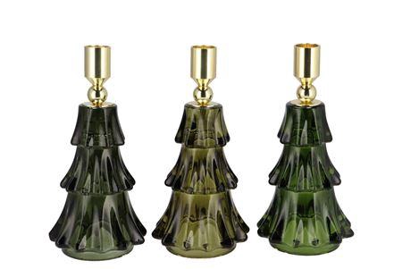<h4>Jazz Majestic Green Candle Holder X-mas Tree Ass 1</h4>