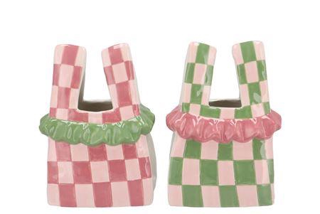 <h4>Yfke Summer Pink/green Vase Bag Ass 14x9x19cm Nm</h4>
