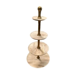 ETAGERE PIATTY H132D57 gold