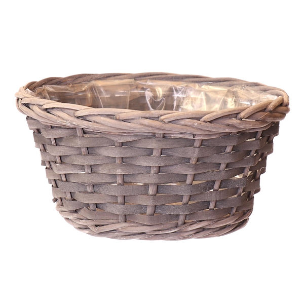 <h4>Basket Wellton d24xh12 grey wood chip</h4>