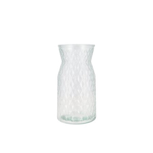 Diamond Clear Vase 12x20cm