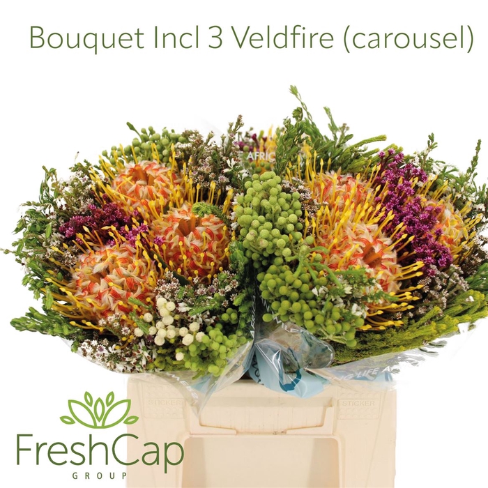 <h4>Bouquet Incl 3 Veldfire (carousel</h4>