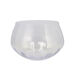 Glass Bowl Artis Optic Heavy H30xd35cm