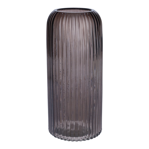 <h4>Vase Nora d6\\8.7xh20 grey transparent</h4>