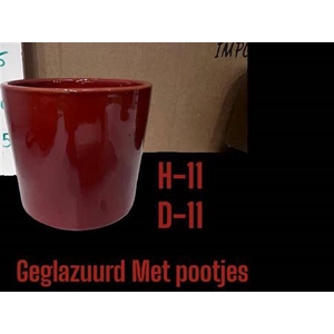 Deco Pot H% Geglazuurd