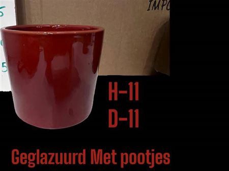 <h4>Deco Pot H% Geglazuurd</h4>