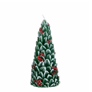 Kerst Kaars boom d07*20.5cm