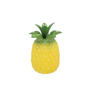 Pineapple Tropical Yellow Vase 18x18x28cm Nm