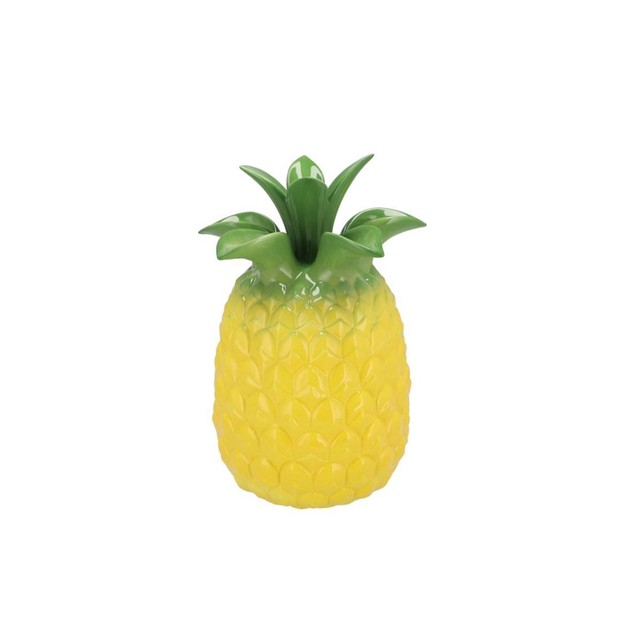 <h4>Pineapple Tropical Yellow Vase 18x18x28cm Nm</h4>