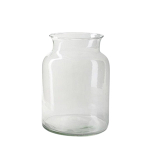 Glas Eco flesvaas d14.5/19*25cm