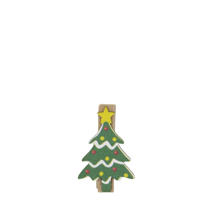 <h4>Christmas Pegs christmas tree 3.5cm x36</h4>