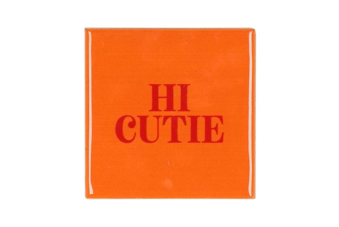 <h4>Tile Hi Cutie Orange 10x10x1cm</h4>