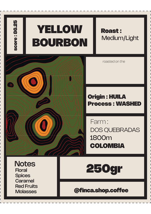 <h4>Roasted Coffee Yellow Bourbon Washed</h4>