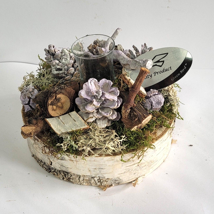 <h4>Kerst Arrangement Rond NR 1.3 Wit</h4>