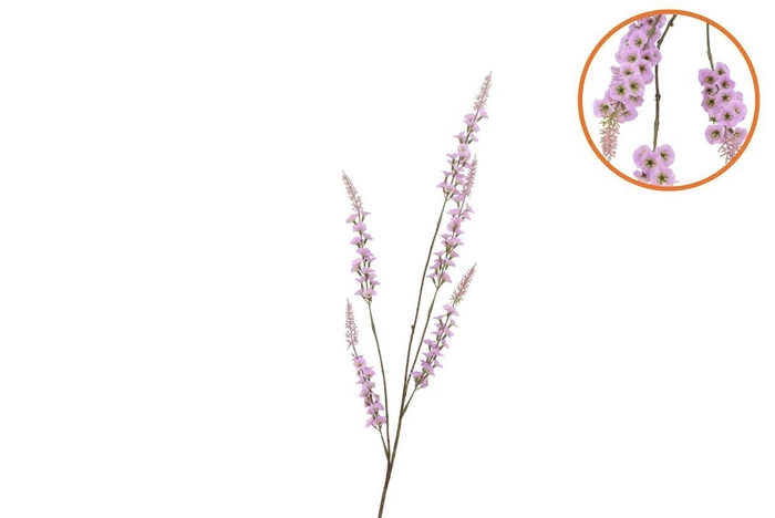 <h4>Silk Campanula Purple Single Stem 104cm</h4>