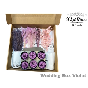 Dried Weddingbox Violet