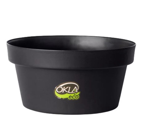 CUIA BARI PRETO 15X7,5CM 0,9 L IDEAL PRATO 16 - CB15PR