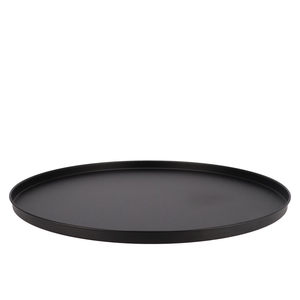 Coaster Black Tray Metal 56x56x2cm